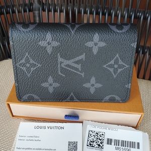 💥 NWT LOUIS VUITTON MONOGRAM ECLIPSE POCKET ORGANIZER